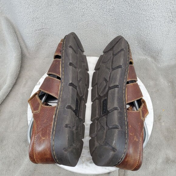Born Shoes Mens Size 9 Brown Leather Fisherman Sandals *Read* main image 10